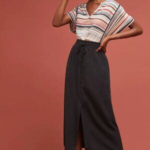 Cloth & Stone Buttonfront skirt, Anthropologie